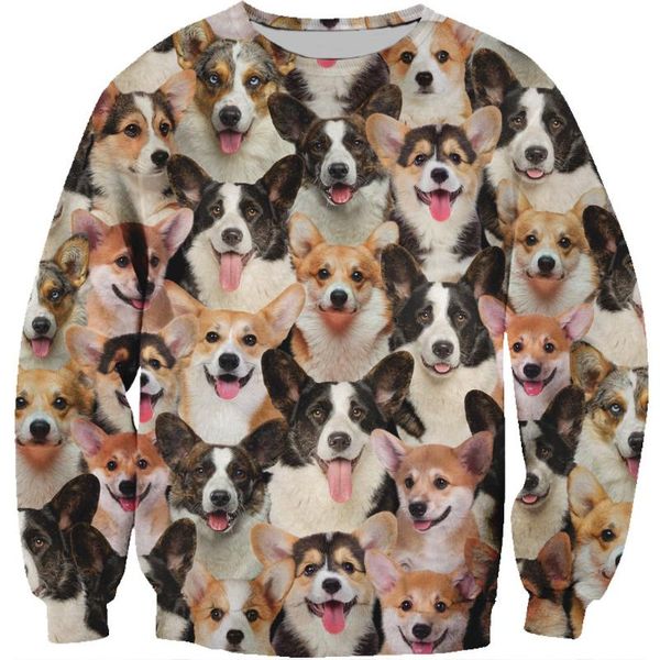 men's hoodies & sweatshirts you will have a bunch of welsh corgies sweatshirt 3d print spring/autumn fashion dogs long-sleeved round, Black
men's hoodies & sweatshirts you will have a bunch of welsh corgies sweatshirt 3d print spring/autumn fashion dogs long-sleeved round, Black