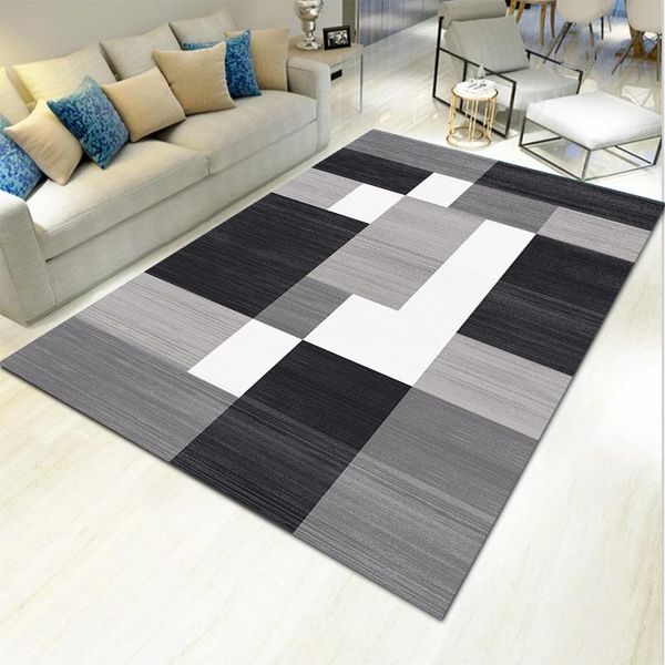 carpets nordic geometric living room carpet black and white rectangular simple non-slip bedroom home decoration carpe
carpets nordic geometric living room carpet black and white rectangular simple non-slip bedroom home decoration carpe