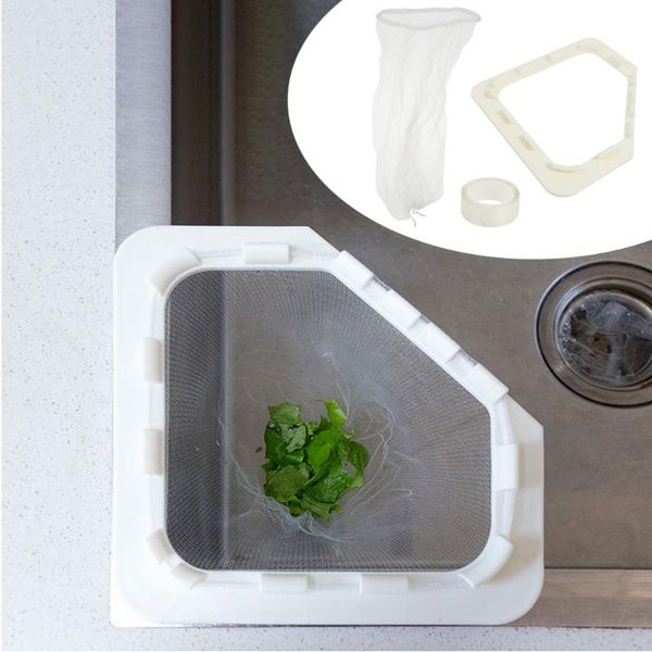 kitchen storage & organization 1set sink drain strainer strainers corner bag mesh net bags holder
kitchen storage & organization 1set sink drain strainer strainers corner bag mesh net bags holder