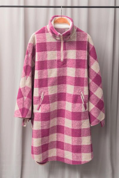 women's wool & blends women coat 2021 autumn and winter retrotwo-color plaid cloak lapel woolen shawl mid-length, Black
women's wool & blends women coat 2021 autumn and winter retrotwo-color plaid cloak lapel woolen shawl mid-length, Black