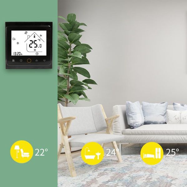 smart home control wifi thermostat for water/gas boiler water/electric floor heating can be used with alexa google
smart home control wifi thermostat for water/gas boiler water/electric floor heating can be used with alexa google