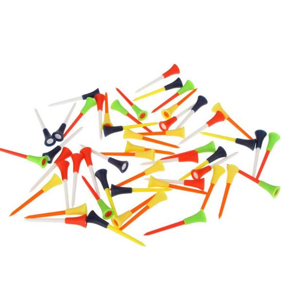 golf training aids 30pc multi color plastic tees 83mm durable rubber cushion tee outdoor sports accessories
golf training aids 30pc multi color plastic tees 83mm durable rubber cushion tee outdoor sports accessories