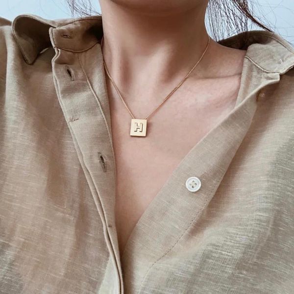 pendant necklaces 26 english letters necklace cold color wind clavicle chain female simple fasionable copper material gifts for women, Silver
pendant necklaces 26 english letters necklace cold color wind clavicle chain female simple fasionable copper material gifts for women, Silver
