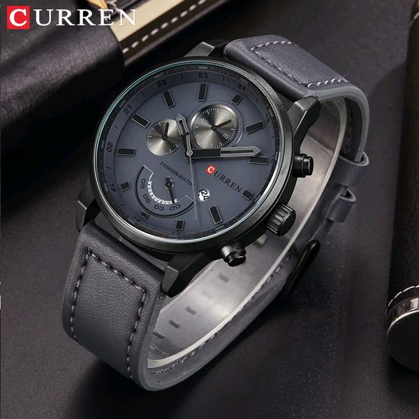 brand curren 8217 fashion quartz men watch luxury leather strap waterproof mens watches casual male clock reloj hombre g, Slivery;brown
brand curren 8217 fashion quartz men watch luxury leather strap waterproof mens watches casual male clock reloj hombre g, Slivery;brown