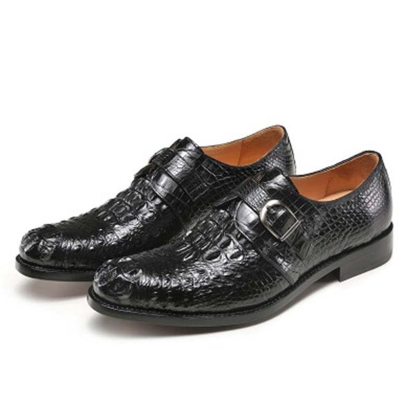 dress shoes linshe crocodile manual leather male business round head bottom wedding shoe men, Black
dress shoes linshe crocodile manual leather male business round head bottom wedding shoe men, Black