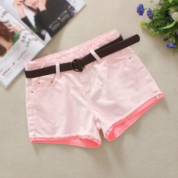 women's shorts ripped elegant hem denim 2021 summer mid waist casual woman straight jeans, White;black
women's shorts ripped elegant hem denim 2021 summer mid waist casual woman straight jeans, White;black