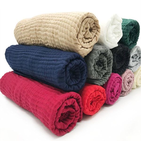 scarves 10pcs/lot crinkle plain hijab scarf corn pleated design fashion women shawls muslim solid hijabs, Blue;gray
scarves 10pcs/lot crinkle plain hijab scarf corn pleated design fashion women shawls muslim solid hijabs, Blue;gray