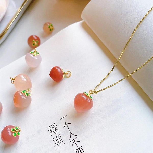 natuursteen quartz rode perzik cherry hanger ketting voor vrouw metalen plated 14k gouden choker zoete sieraden meisje, Silver
natuursteen quartz rode perzik cherry hanger ketting voor vrouw metalen plated 14k gouden choker zoete sieraden meisje, Silver