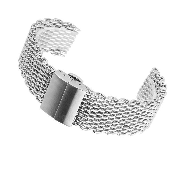 watch bands 22mm stainless steel wrist strap silver band replacement butterfly buckle, Black;brown
watch bands 22mm stainless steel wrist strap silver band replacement butterfly buckle, Black;brown
