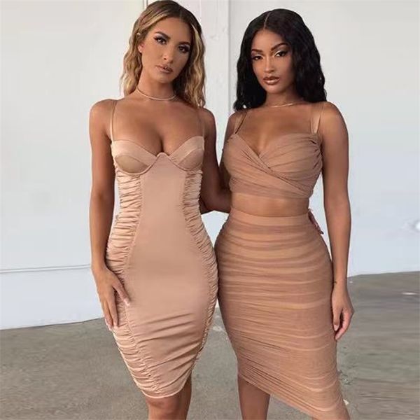 summer women fashion v neck 2 two pieces sets sleeveless & skirts mesh club party out wear casual 210507, White
summer women fashion v neck 2 two pieces sets sleeveless & skirts mesh club party out wear casual 210507, White