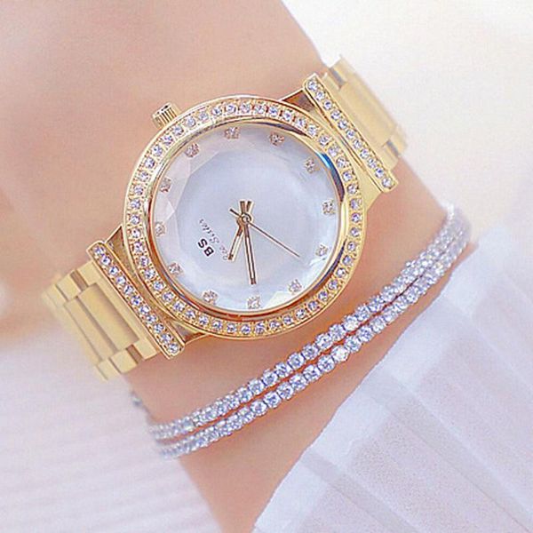 wristwatches bs bee sister golden rhinestone ladies watch famous luxury brand stainless steel waterproof womens crystal quartz wristwatc, Slivery;brown
wristwatches bs bee sister golden rhinestone ladies watch famous luxury brand stainless steel waterproof womens crystal quartz wristwatc, Slivery;brown