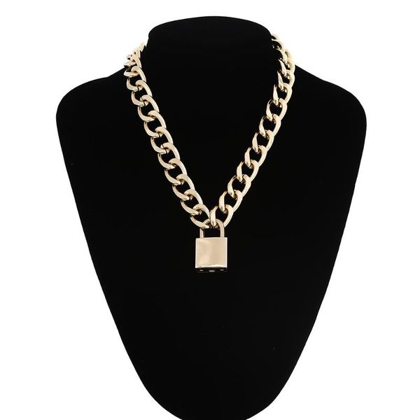 pendant necklaces vintage chunky thick link chain necklace for women gold color padlock couple pendants on neck fashion jewelry gifts, Silver
pendant necklaces vintage chunky thick link chain necklace for women gold color padlock couple pendants on neck fashion jewelry gifts, Silver