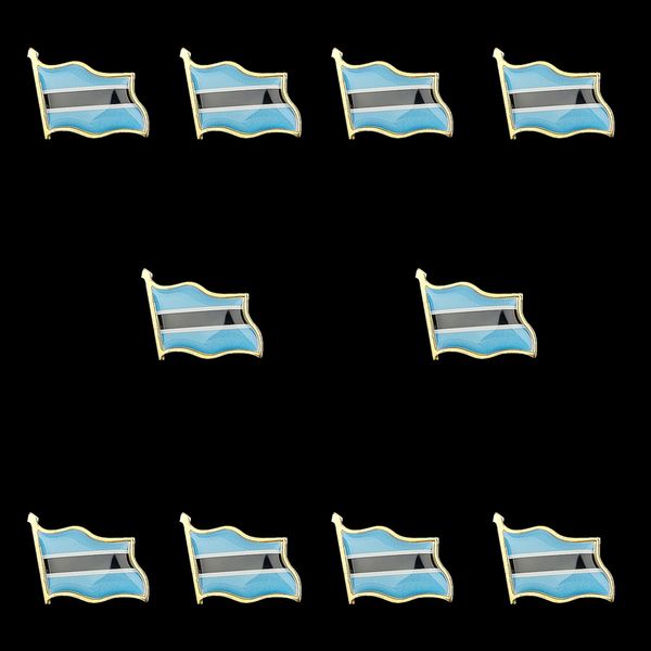 10pcs/lot african botswana national flag metal lapel pin on a badge brooch jewelry, Gray
10pcs/lot african botswana national flag metal lapel pin on a badge brooch jewelry, Gray