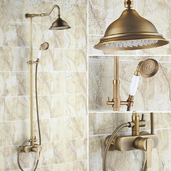 vintage retro antique brass single handle bathroom 8.2 inch round rain shower faucet set bath mixer tap hand mrs202 sets
vintage retro antique brass single handle bathroom 8.2 inch round rain shower faucet set bath mixer tap hand mrs202 sets