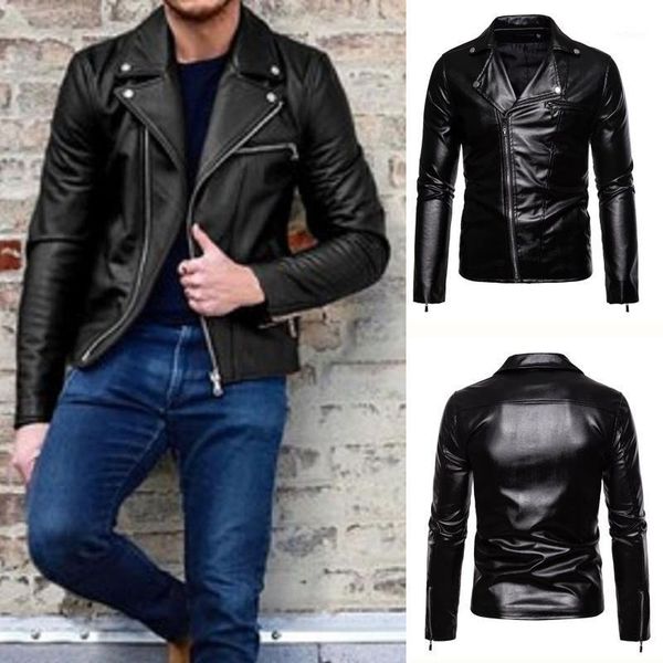 men's jackets winter casual stand collar motorcycle jacket male pu leather black coat zipper long sleeve sportswear, Black;brown
men's jackets winter casual stand collar motorcycle jacket male pu leather black coat zipper long sleeve sportswear, Black;brown
