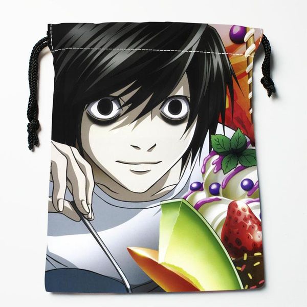 storage bags anime death note drawstring hd print 18x22cm arrival soft satin fabric resuable clothes bag shoes 12.2
storage bags anime death note drawstring hd print 18x22cm arrival soft satin fabric resuable clothes bag shoes 12.2