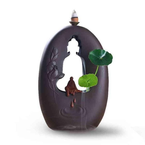 sachet bags chinese buddha ceramic incense burner smoke waterfall holder monk handmade censer for buddhist home office decoration
sachet bags chinese buddha ceramic incense burner smoke waterfall holder monk handmade censer for buddhist home office decoration
