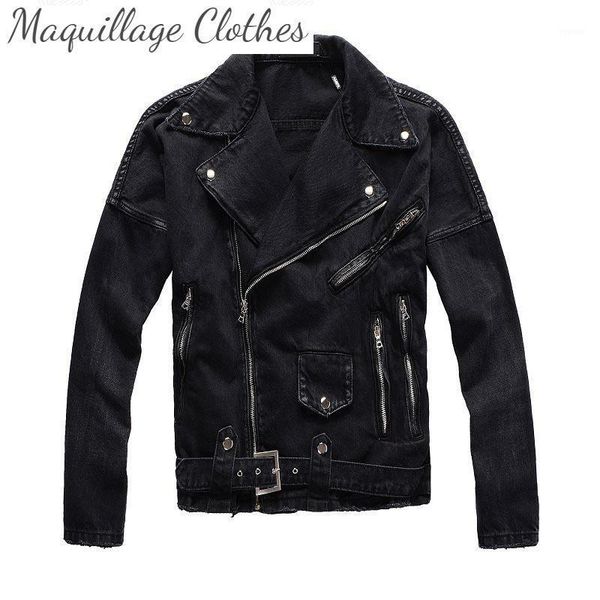 men's fashion high street jeans jackets punk style motorcycle denim outwear for male size m-4xl multi zipper, Black;brown
men's fashion high street jeans jackets punk style motorcycle denim outwear for male size m-4xl multi zipper, Black;brown