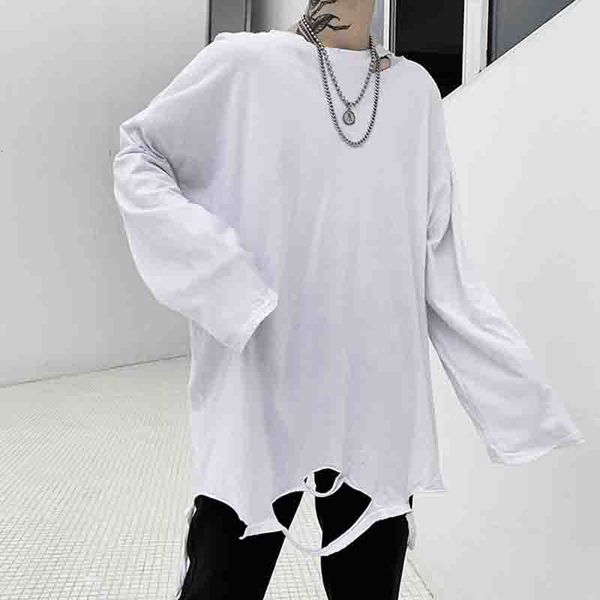 high street hip hop long sleeve hole loose t-shirt irregular male and female cuffs custom national superior inferior trend sbd3, White;black
high street hip hop long sleeve hole loose t-shirt irregular male and female cuffs custom national superior inferior trend sbd3, White;black