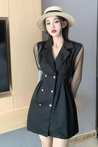 casual dresses chiffon loose women fashion lace stitching v-neck autumn long sleeve dress a-line knee-length houthion, Black;gray
casual dresses chiffon loose women fashion lace stitching v-neck autumn long sleeve dress a-line knee-length houthion, Black;gray