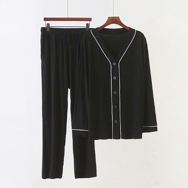 women's sleepwear high-grade cotton pajamas for women modal long sleeve sleep + trousers sleepwear set loose winter ladies pi, Black;red
women's sleepwear high-grade cotton pajamas for women modal long sleeve sleep + trousers sleepwear set loose winter ladies pi, Black;red