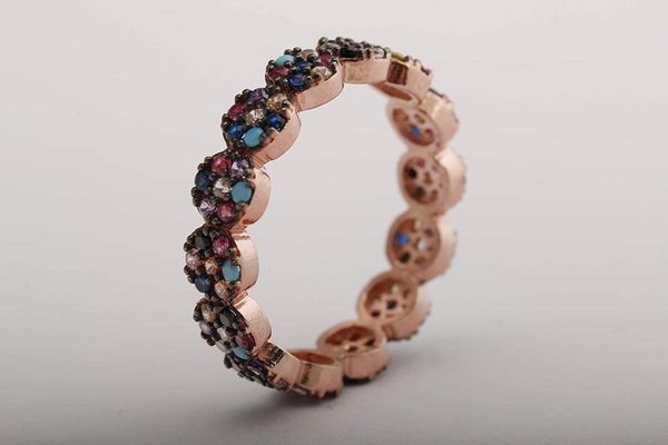 multistone silver band ring turkish handmade jewelry amethyst ruby turquoise sapphire rose gold 925 sterling silver all size, Golden;silver
multistone silver band ring turkish handmade jewelry amethyst ruby turquoise sapphire rose gold 925 sterling silver all size, Golden;silver