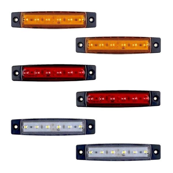 emergency lights 2 pcs truck side marker 12v 24v signal brake rear warning tail indicator led lamp amber red white
emergency lights 2 pcs truck side marker 12v 24v signal brake rear warning tail indicator led lamp amber red white