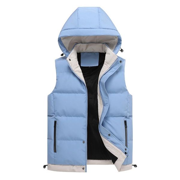 men's vests parklees mens vest jacket winter windproof warm sleeveless men fashion hooded casual autumn thicken waistcoat, Black;white
men's vests parklees mens vest jacket winter windproof warm sleeveless men fashion hooded casual autumn thicken waistcoat, Black;white