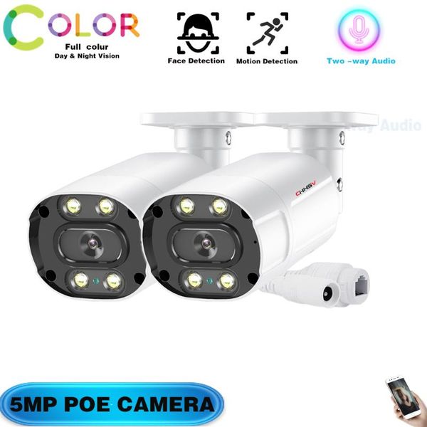 two -way audio ai face detection alarm h.265 5mp ip camera color night vision poe outdoor security cameras
two -way audio ai face detection alarm h.265 5mp ip camera color night vision poe outdoor security cameras