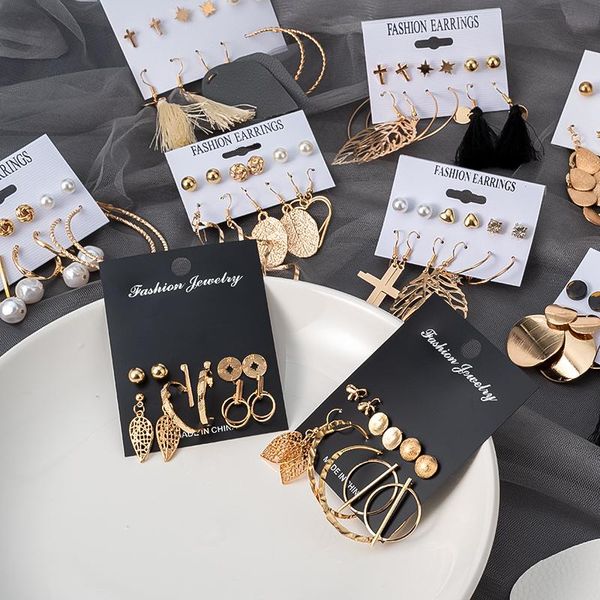 hoop & huggie women's earrings set tassel pearl acrylic for women bohemian fashion jewelry earings 2021 trend geometric, Golden;silver
hoop & huggie women's earrings set tassel pearl acrylic for women bohemian fashion jewelry earings 2021 trend geometric, Golden;silver