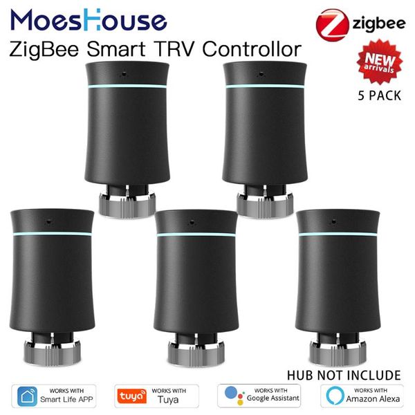 smart home control moeshouse zigbee3.0 trv tuya radiator actuator valve programmable thermostat temperature heater alexa voice
smart home control moeshouse zigbee3.0 trv tuya radiator actuator valve programmable thermostat temperature heater alexa voice