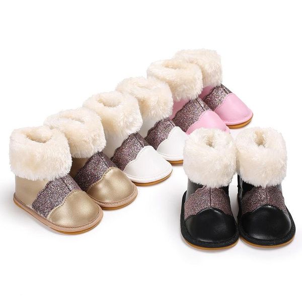 baby boots baby snow sequin plush keep warm boots fashion warm winter non-slip pu leather toddler fur shoes for girls, Black;grey
baby boots baby snow sequin plush keep warm boots fashion warm winter non-slip pu leather toddler fur shoes for girls, Black;grey