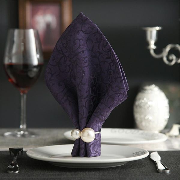 napkin rings 6pcs/metal inlaid imitation pearl u-shaped gold and silver ring table decoration for party reception el
napkin rings 6pcs/metal inlaid imitation pearl u-shaped gold and silver ring table decoration for party reception el