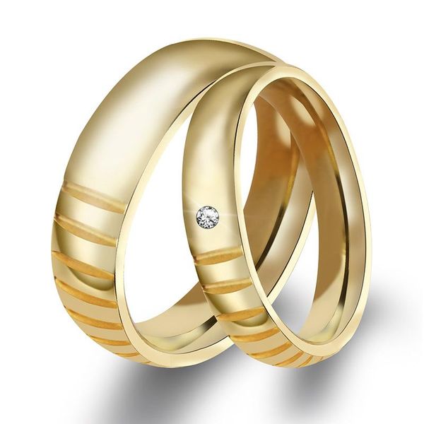 wedding rings 4/6mm classic gold plated stainless steel ring band couple engagement zircon design anniversary jewelry, Slivery;golden
wedding rings 4/6mm classic gold plated stainless steel ring band couple engagement zircon design anniversary jewelry, Slivery;golden