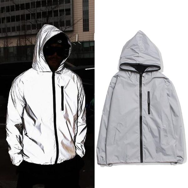 men's jackets autumn men jacket reflective windbreaker waterproof zipper hooded trench coat fashion hip hop streetwear mens clothing 20, Black;brown
men's jackets autumn men jacket reflective windbreaker waterproof zipper hooded trench coat fashion hip hop streetwear mens clothing 20, Black;brown