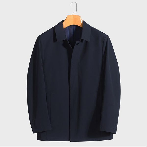 men's jackets men spring autumn business casual turn down collar jacket outerwear middle aged male solid color coat overcoat, Black;brown
men's jackets men spring autumn business casual turn down collar jacket outerwear middle aged male solid color coat overcoat, Black;brown
