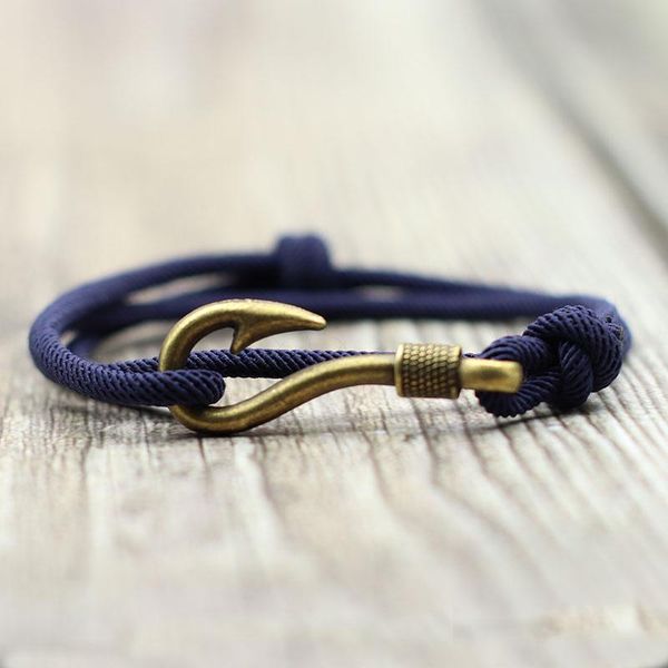 charm bracelets 2021 vintage fish hook string bracelet men women handmade double layer adjustable braslet survival brazalete casual jewelry, Golden;silver
charm bracelets 2021 vintage fish hook string bracelet men women handmade double layer adjustable braslet survival brazalete casual jewelry, Golden;silver
