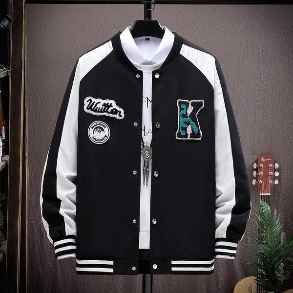 men's jackets 2021 spring autumn street retro embroidery baseball uniform jacket men women hip-hop loose casual coats drop, Black;brown
men's jackets 2021 spring autumn street retro embroidery baseball uniform jacket men women hip-hop loose casual coats drop, Black;brown