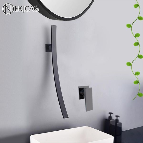 matte black waterfall bathroom baisn faucet 70cm long spout single lever cold water mixer tap wall mounted sink torneira faucets
matte black waterfall bathroom baisn faucet 70cm long spout single lever cold water mixer tap wall mounted sink torneira faucets