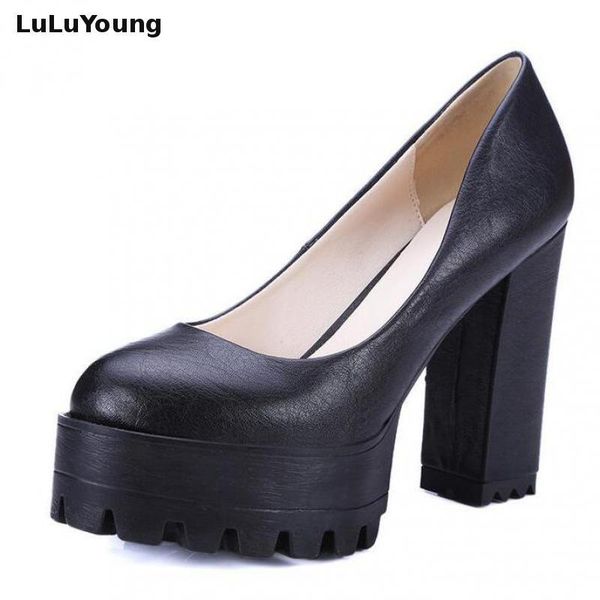 dress shoes thick high-heeled big size plus women platform high hee pumps, Black
dress shoes thick high-heeled big size plus women platform high hee pumps, Black
