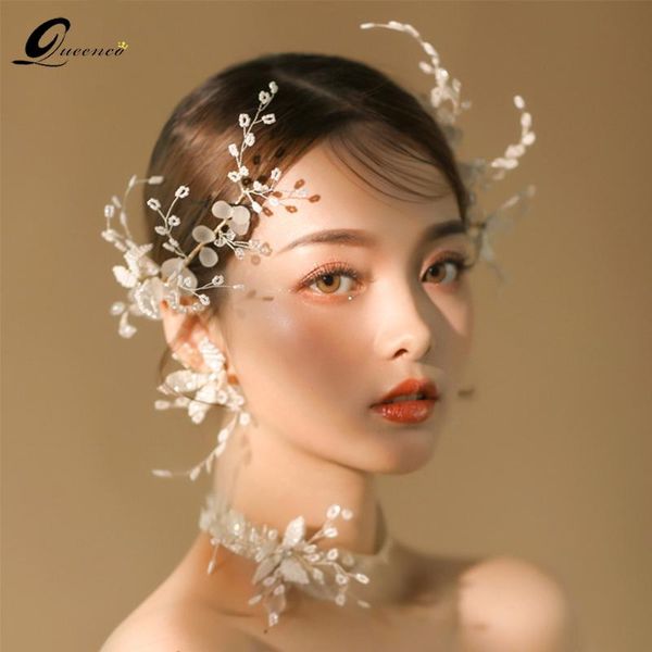 hair clips & barrettes trendy white flower clip hairpins pearl beads accessories necklace earrings wedding jewelry ornaments for women, Golden;silver
hair clips & barrettes trendy white flower clip hairpins pearl beads accessories necklace earrings wedding jewelry ornaments for women, Golden;silver