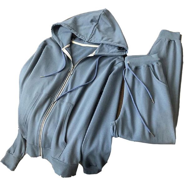 women's two piece pants women sportwear casual two-piece sets pockets hoodies zip-up sweatshirt suits autumn winter sport outfits track, White
women's two piece pants women sportwear casual two-piece sets pockets hoodies zip-up sweatshirt suits autumn winter sport outfits track, White