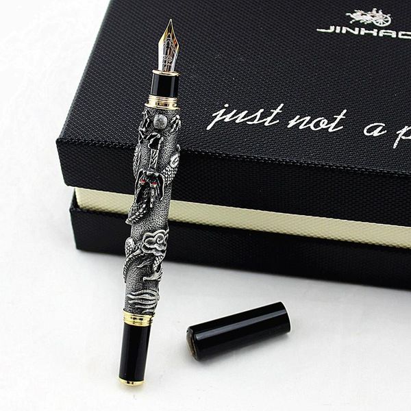 luxurious high-end gift matte black chinese golden dragon iraurita fountain pen pens
luxurious high-end gift matte black chinese golden dragon iraurita fountain pen pens