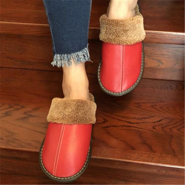 warm winter cowhide cotton slippers men women home non slip indoor wood floor online leather fashion unisex, Black
warm winter cowhide cotton slippers men women home non slip indoor wood floor online leather fashion unisex, Black