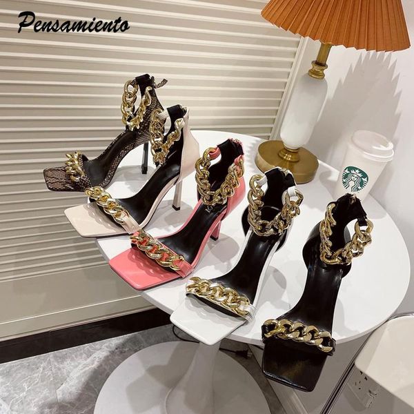 dress shoes 2021 ins style summer women sandals fashion metal chains thin high heels gladiator female square toe office daily, Black
dress shoes 2021 ins style summer women sandals fashion metal chains thin high heels gladiator female square toe office daily, Black