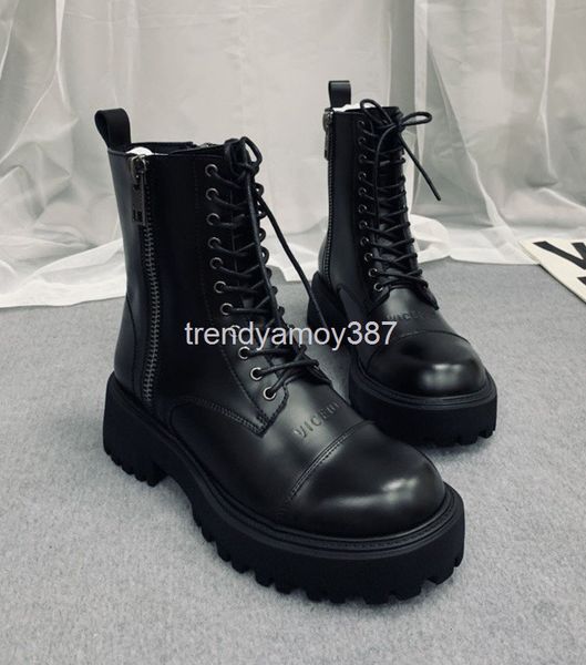 boots full cow leather ~ big head martin boots women's british style thick soled high handsome black motorcycle
boots full cow leather ~ big head martin boots women's british style thick soled high handsome black motorcycle