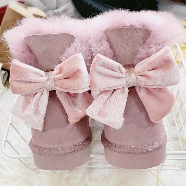 boots 2021 women snow genuine sheepskin leather bowknot ankle 100% natural fur warm wool winter shoes, Black
boots 2021 women snow genuine sheepskin leather bowknot ankle 100% natural fur warm wool winter shoes, Black