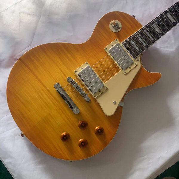 one piece neck one piece body custom standard electric guitar .tune-o-matic bridge.mahogany body.frets binding.tiger flame guitarra
one piece neck one piece body custom standard electric guitar .tune-o-matic bridge.mahogany body.frets binding.tiger flame guitarra