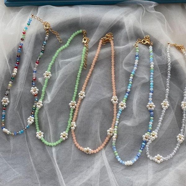 chokers 2021 colorful seed beaded necklace for women fashion handmade daisy flower beads necklaces boho summer jewelry, Golden;silver
chokers 2021 colorful seed beaded necklace for women fashion handmade daisy flower beads necklaces boho summer jewelry, Golden;silver