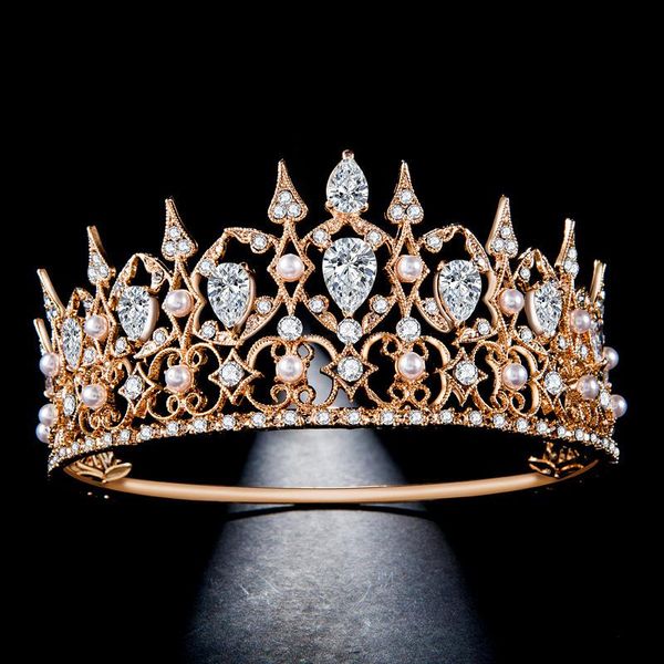 hair clips & barrettes ymor delicate golden bridal headwear crown round court pearls wedding accessories band brides queen tiaras, Golden;silver
hair clips & barrettes ymor delicate golden bridal headwear crown round court pearls wedding accessories band brides queen tiaras, Golden;silver